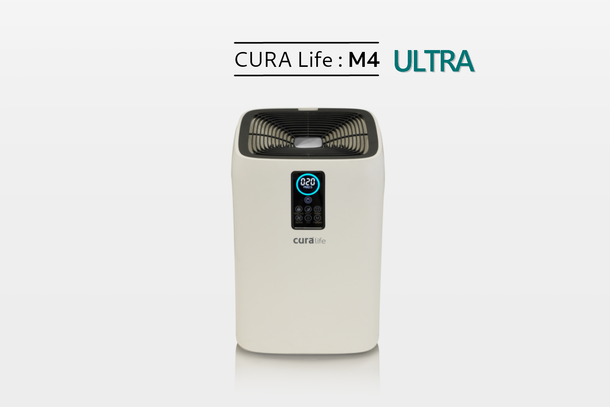 เครื่องฟอกอากาศ กรองดักกำาจัดฝุ่นด้วยระบบ Pre-filter ร่วมด้วยระบบ HEPA filter จึงทำให้สามารถดักจับฝุ่นละอองในอากาศที่มีขนาดเล็กไม่เกิน 25 ไมครอน หรือ PM 2.5 ได้ ดักจับกลิ่นด้วย Activated Carbon ยี่ห้อ CURA Life รุ่น M4U