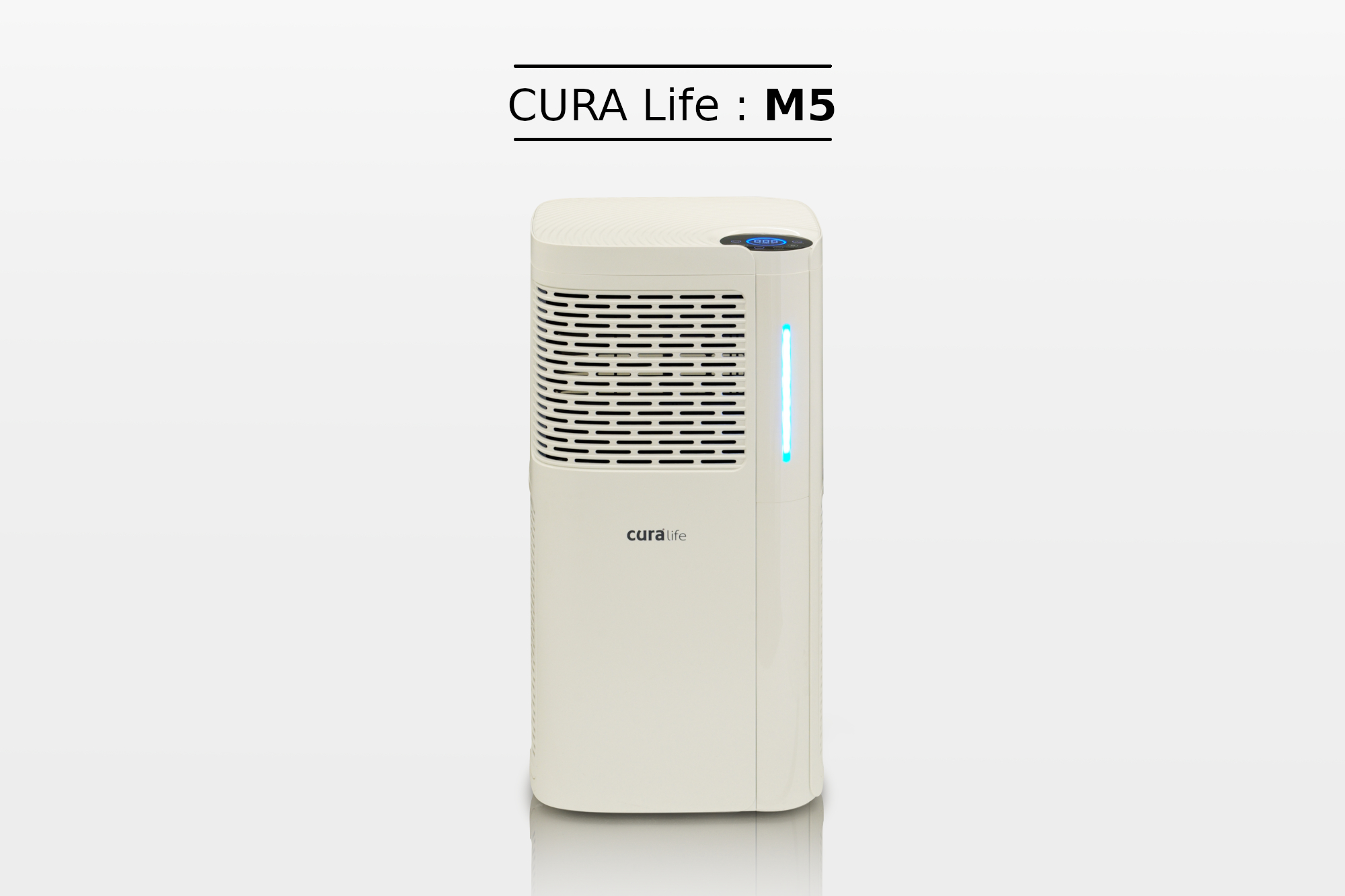 เครื่องฟอกอากาศ กรองดักกำาจัดฝุ่นด้วยระบบ Pre-filter ร่วมด้วยระบบ HEPA filter จึงทำให้สามารถดักจับฝุ่นละอองในอากาศที่มีขนาดเล็กไม่เกิน 25 ไมครอน หรือ PM 2.5 ได้ ดักจับกลิ่นด้วย Activated Carbon ยี่ห้อ CURA Life รุ่น M5